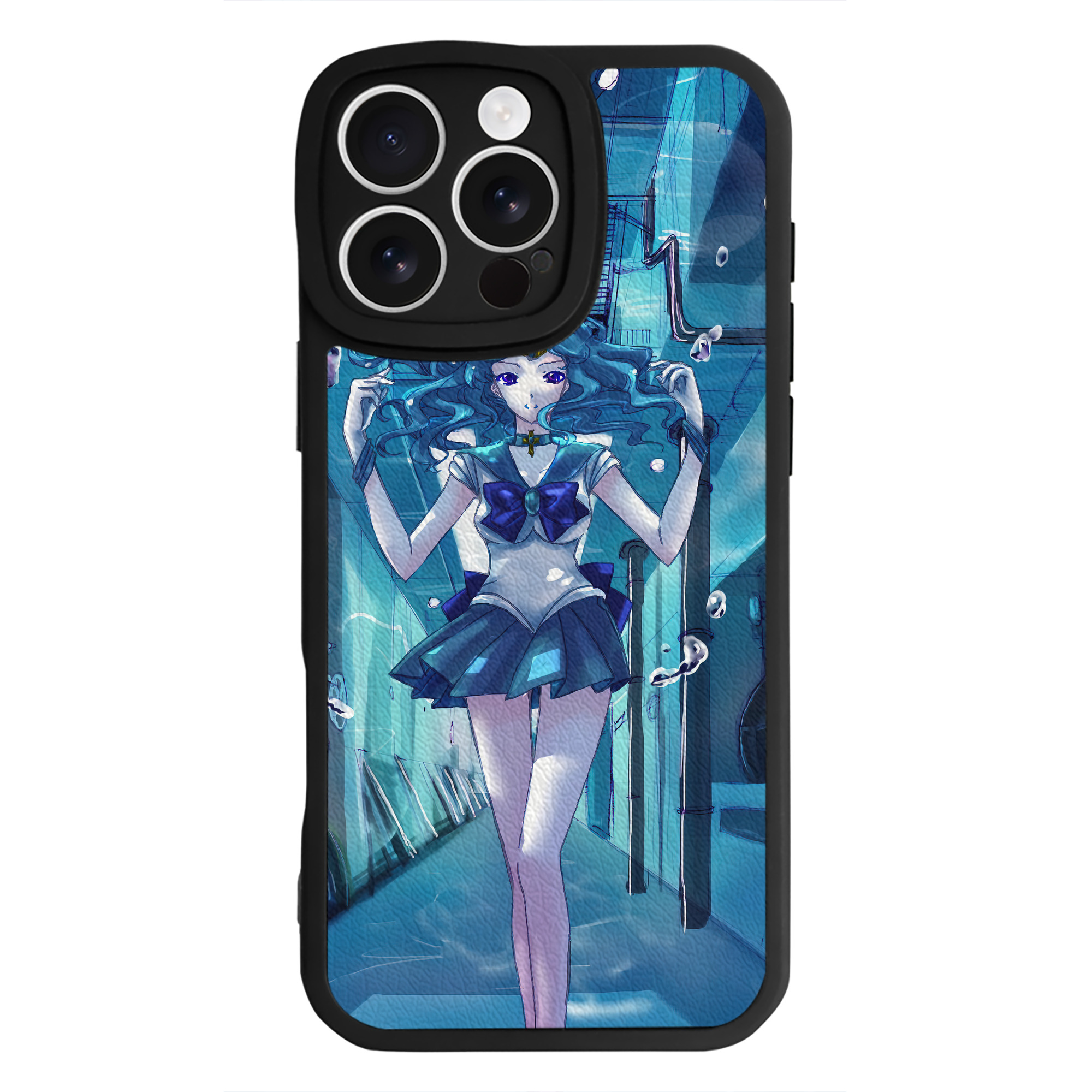 （画像用） 美少女戦士セーラームーン Sailor Moon 【iPhone 16シリーズ対応】シリコンスマホケース（レザー調） 材質：シリコン